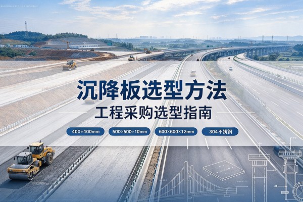 射洪沉降板选择方法