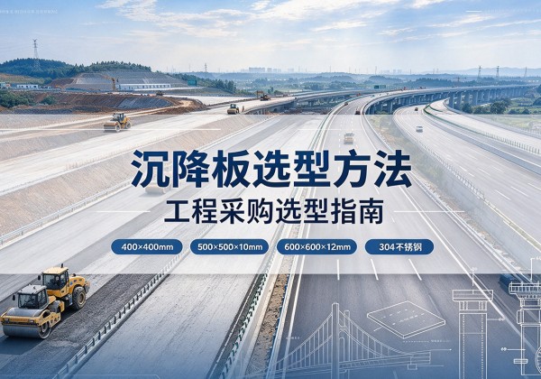 射洪沉降板选择方法